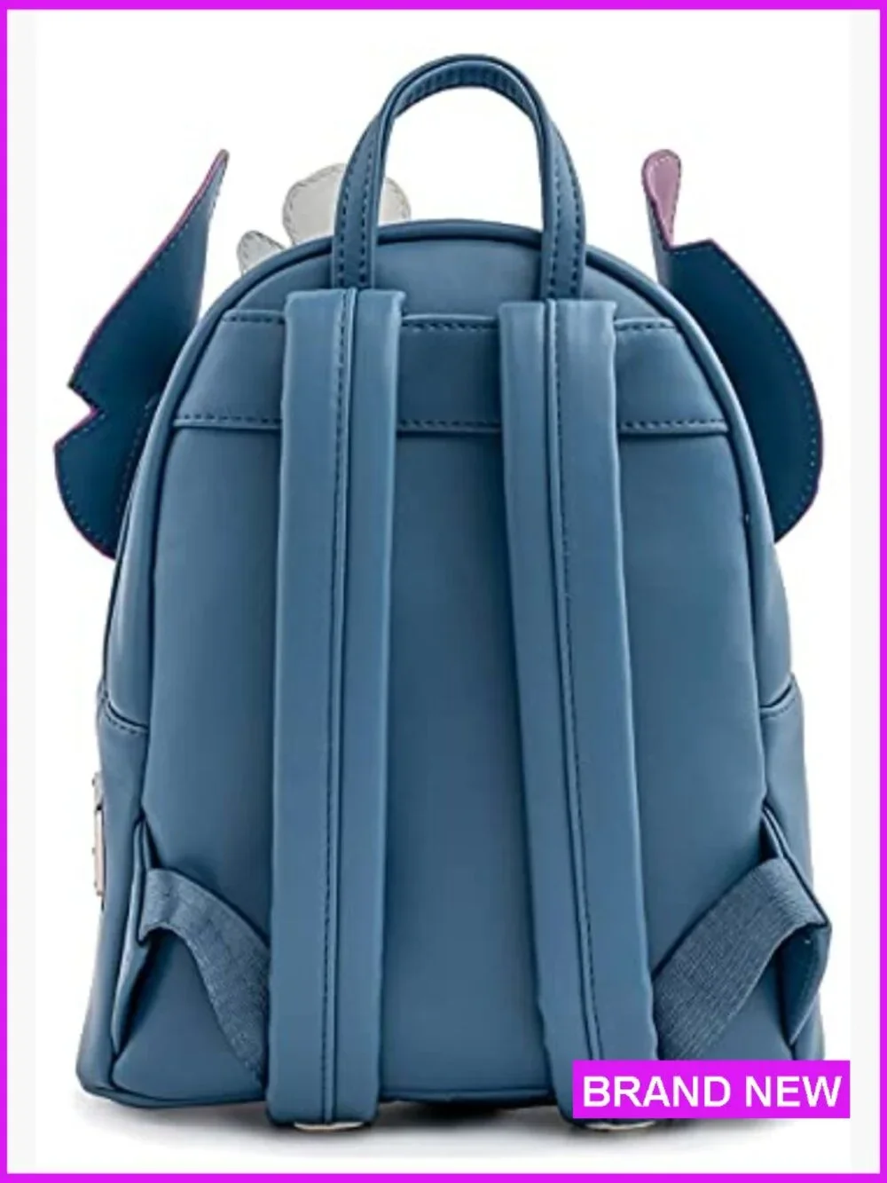 Faux Leather Shoulder Bag with Adjustable Straps Front Zipper Pocket Chic - Picture 5 of 6